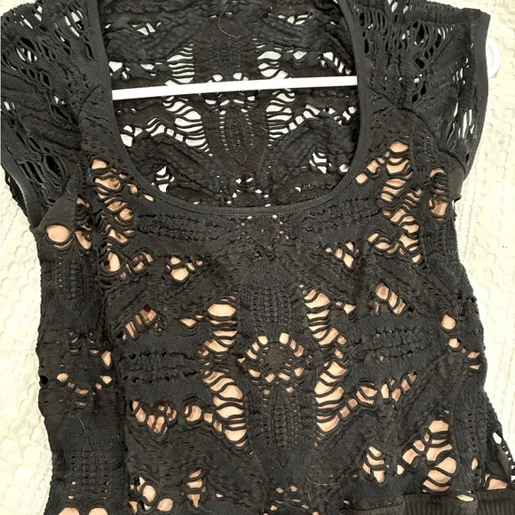 Free People Movement Black Lace Jumpsuit - Picture 6 of 8